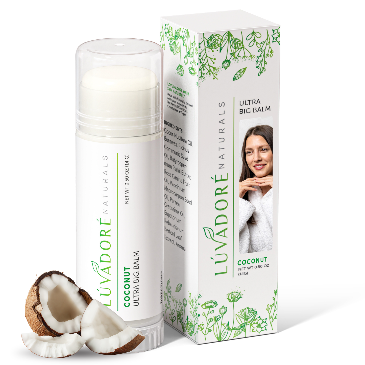 Coconut Ultra Big Balm Lip Moisturizer