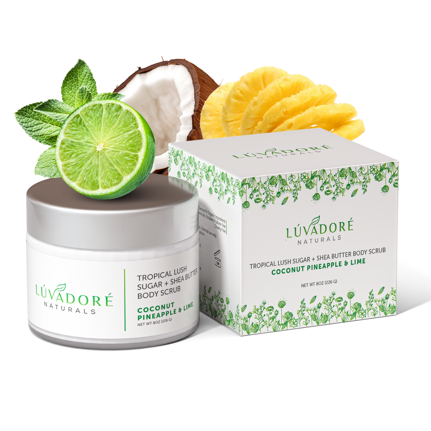Tropical Lush Sugar & Shea Butter Body Scrub
