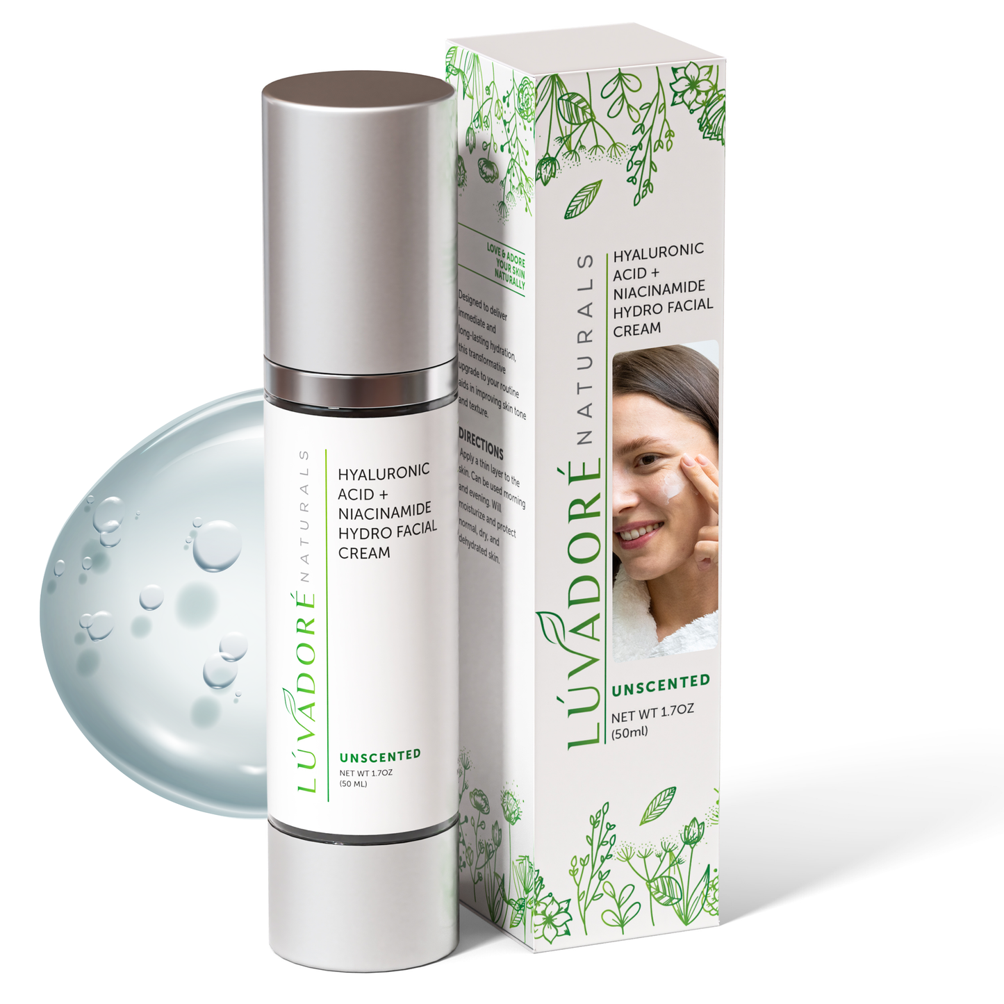 Hyaluronic Acid + Niacinamide Hydro Facial Cream